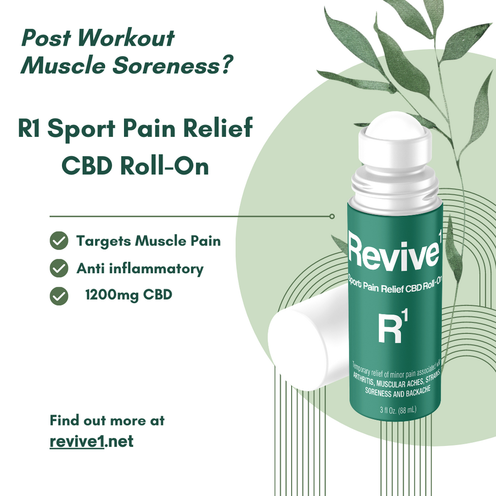 Revive1 - R1 Sport Pain Relief CBD Roll On